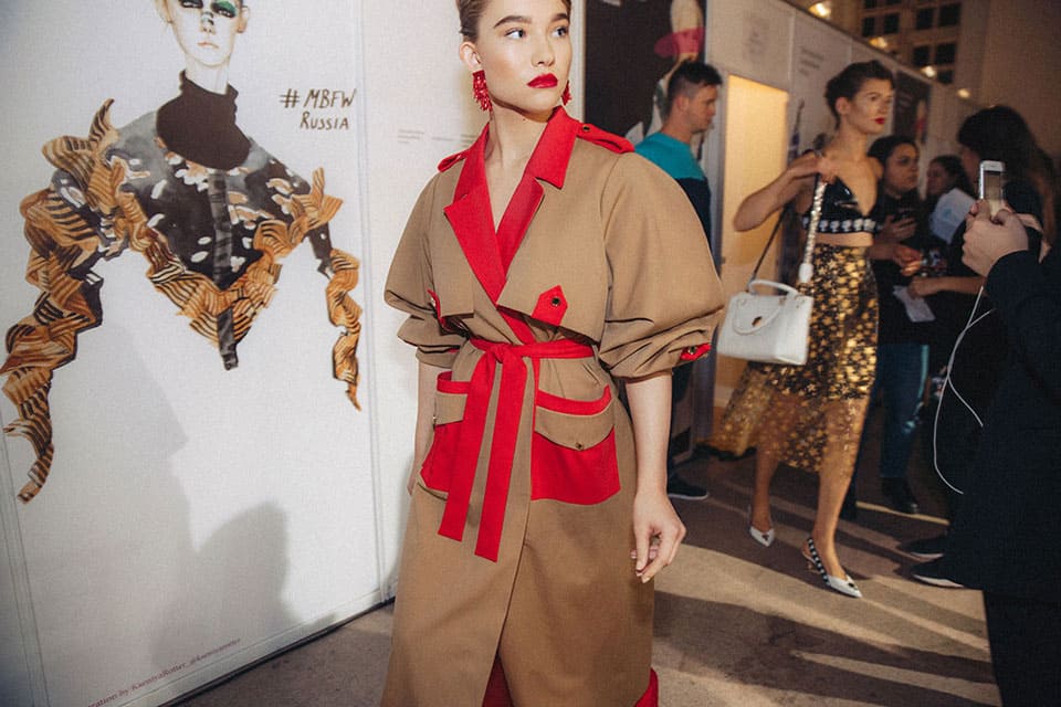 Александра Киселёва Mercedes-Benz Fashion Week Russia